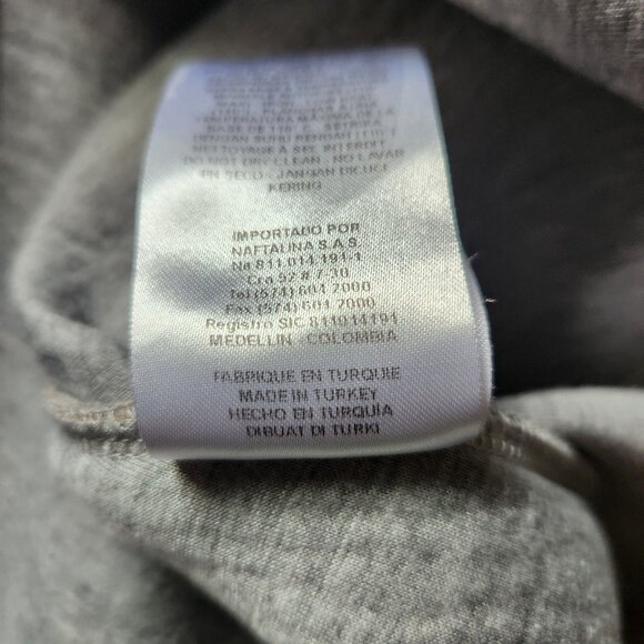 🇫🇷 Naf Naf Black Mirror-Style Flared Mini Gray Dress - Picture 14 of 14